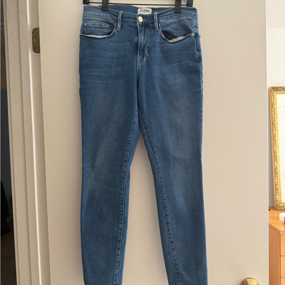 Frame Denim me skinny de Jeannine Women's crop 30